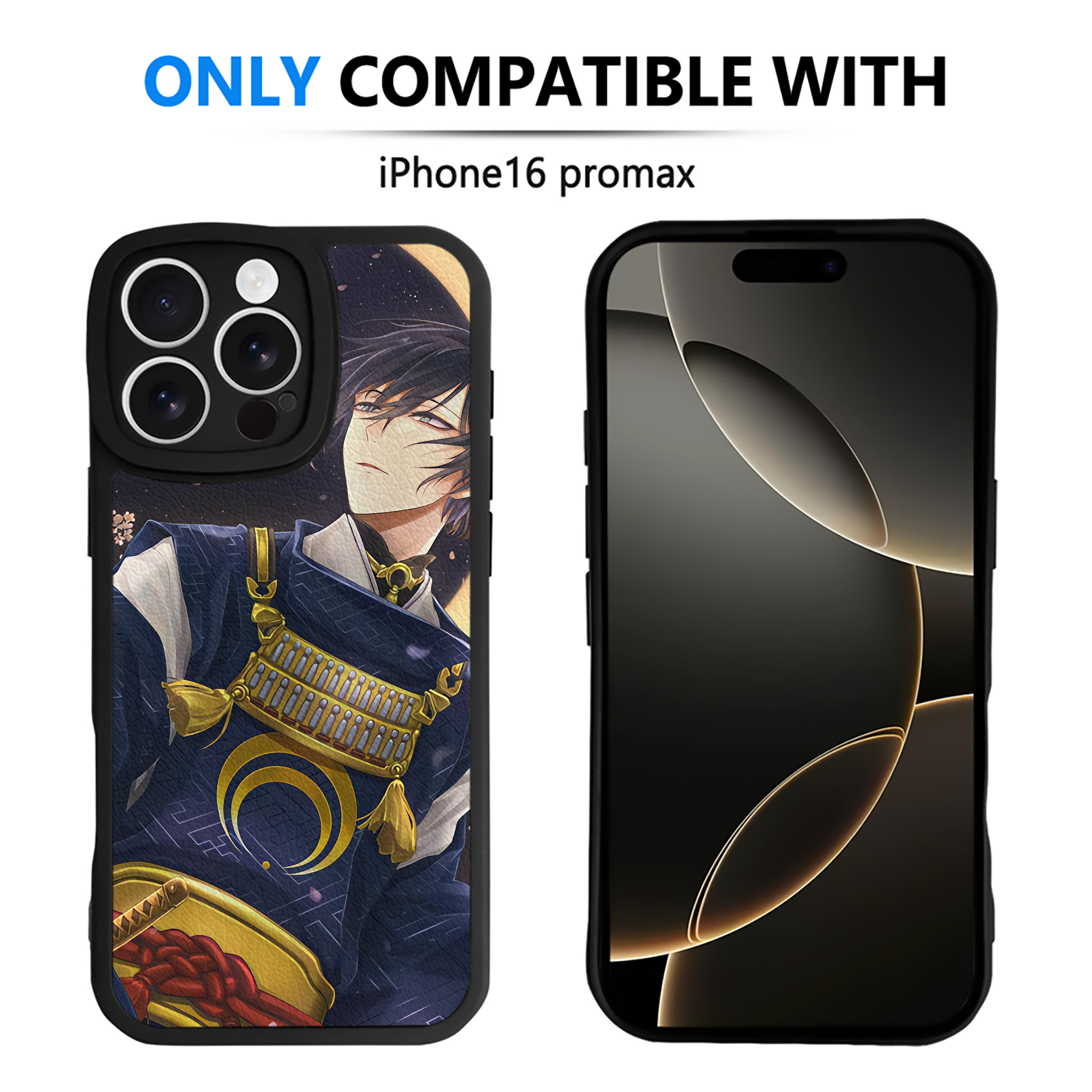 （画像用） 刀剣乱舞 Touken Ranbu 【iPhone 16シリーズ対応】シリコンスマホケース（レザー調） 材質：シリコン